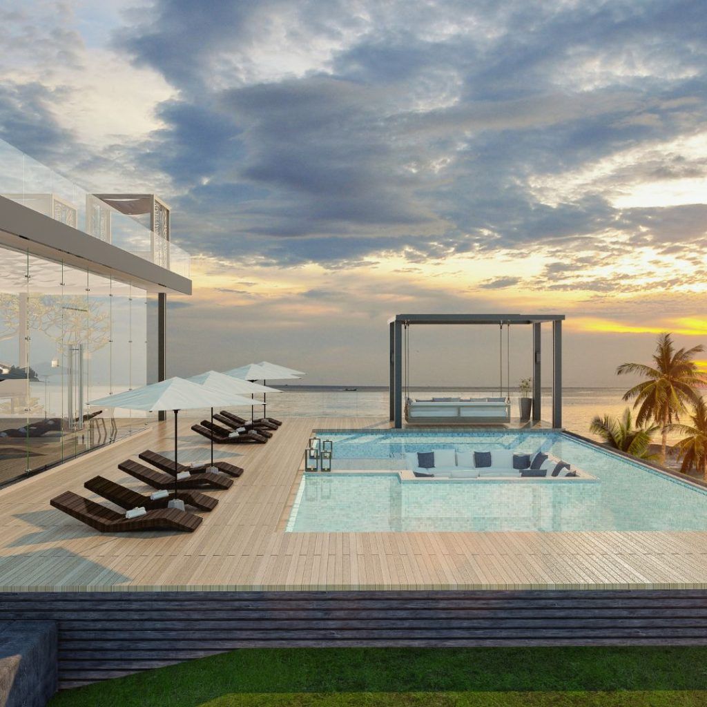 vila near the sea